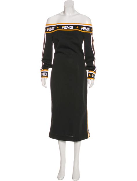 fendi logo womens top|fendi monogram bodycon dress.